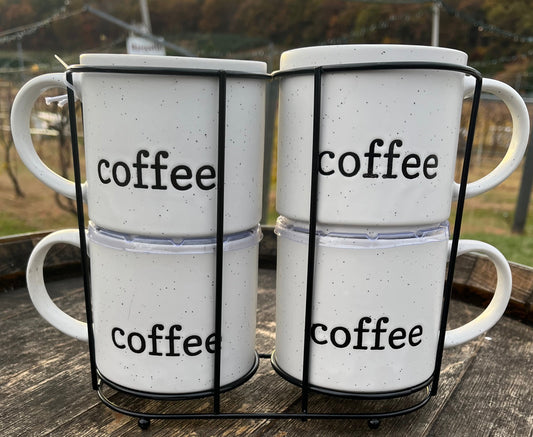 Set of 4 Coffee Mugs