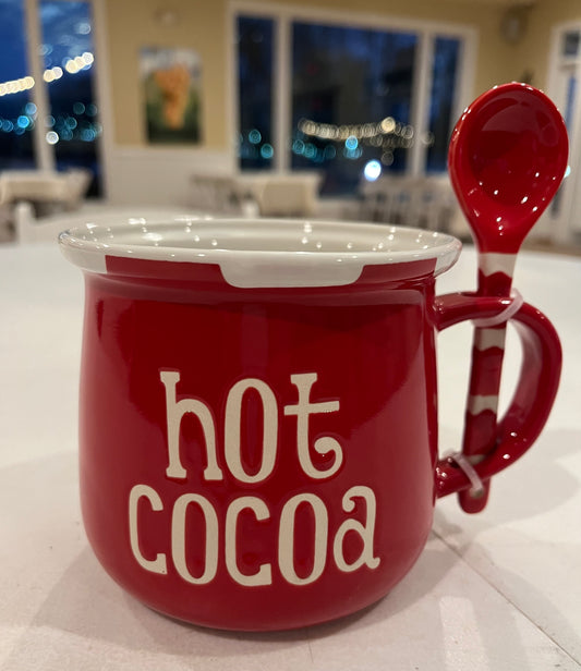 Hot Cocoa Mug w/spoon