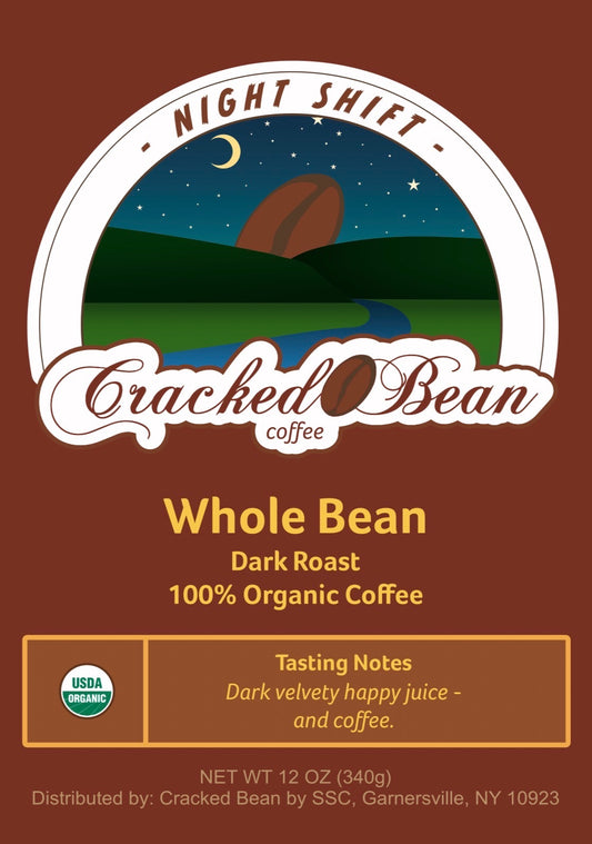 NEW!!! Night Shift Organic Whole Bean Coffee