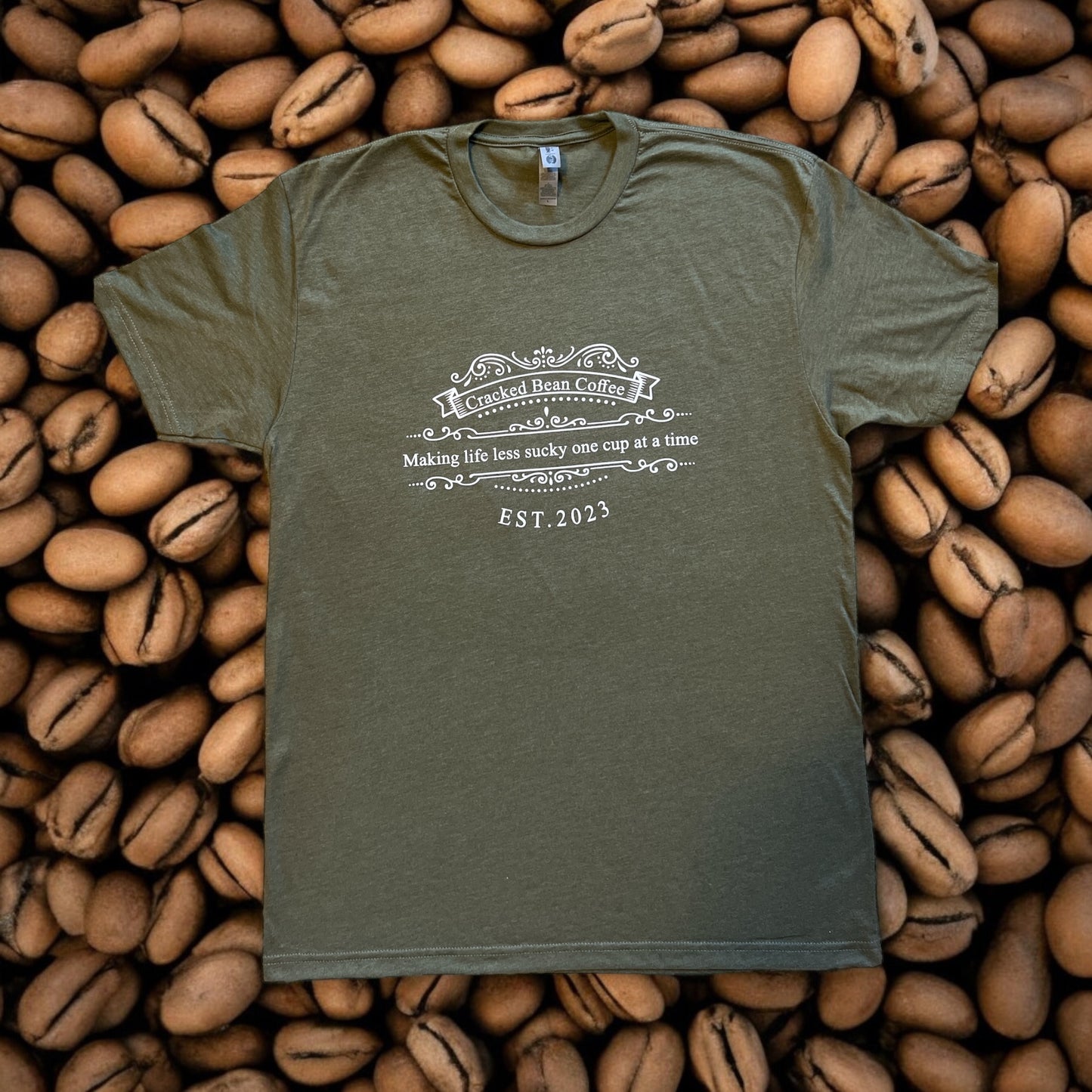 Mens Short Sleeve T-shirt (Olive)